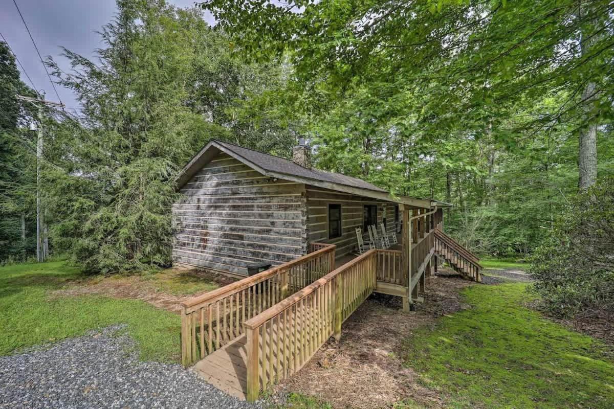 Cozy 'Grey Fox' Cabin Between Boone & Blowing Rock Exterior photo