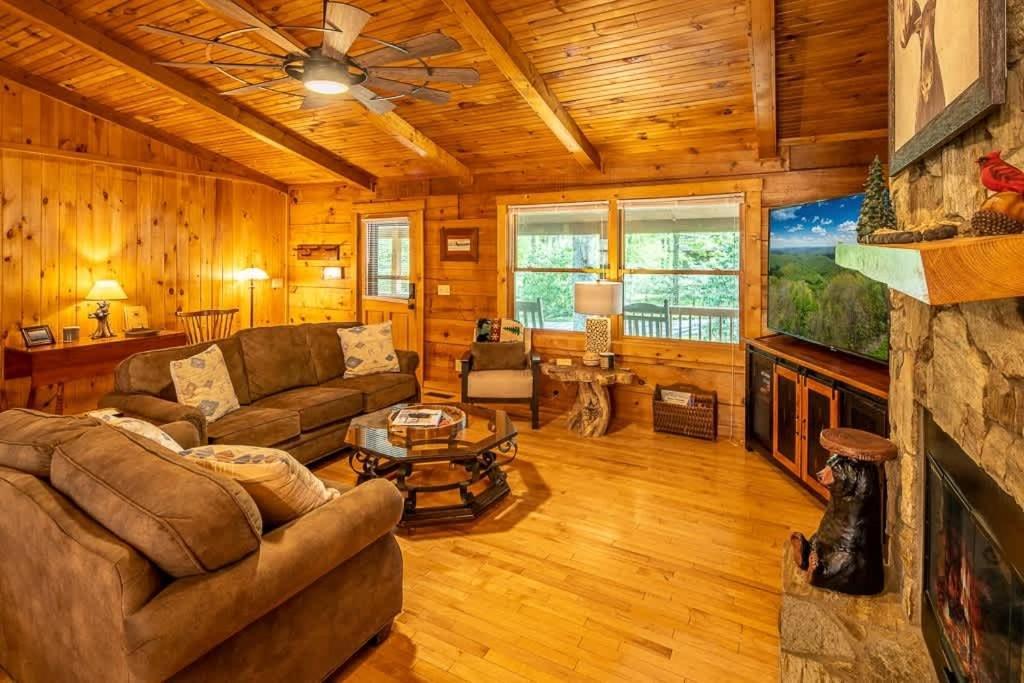 Cozy 'Grey Fox' Cabin Between Boone & Blowing Rock Exterior photo